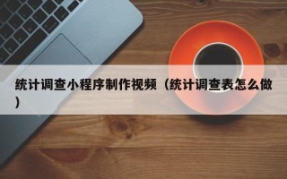 东至统计调查小程序制作视频（统计调查表怎么做）