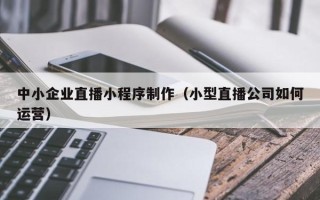 东至中小企业直播小程序制作（小型直播公司如何运营）
